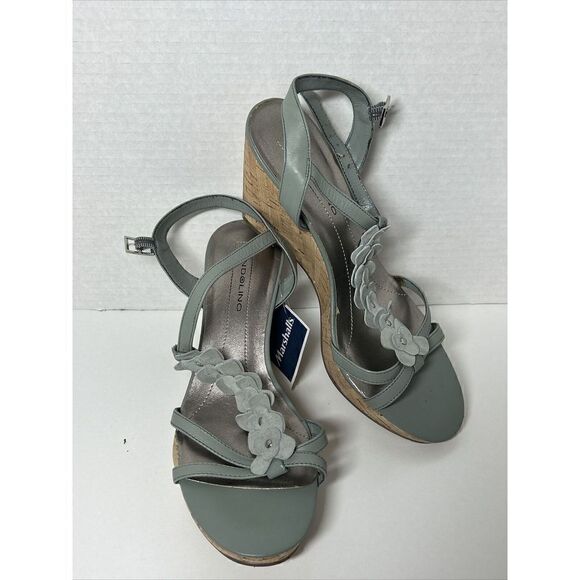 Bandolino Womens Cork Open Toe Wedge Sandals Shoes Size 8 - Picture 1 of 8